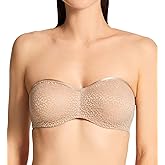 DKNY Womens Modern Lace Unlined Strapless Bra