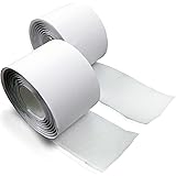 XFasten Adhesive Hook and Loop, White, 2-Inch x 10-Foot Water-Resistant, Sewing Compatible and Wear and Tear Resistant