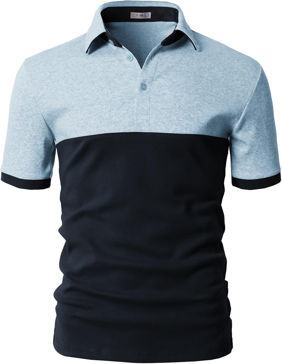 H2H Mens Casual Slim Fit Polo T-Shirts of Various Styles and Designed: Clothing