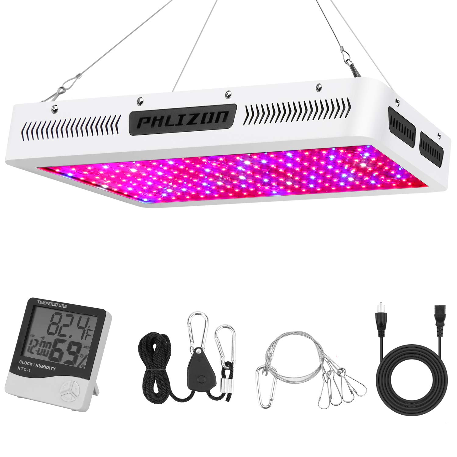 Phlizon Newest 2000W High Power Series Plant LED Grow Light,with ...