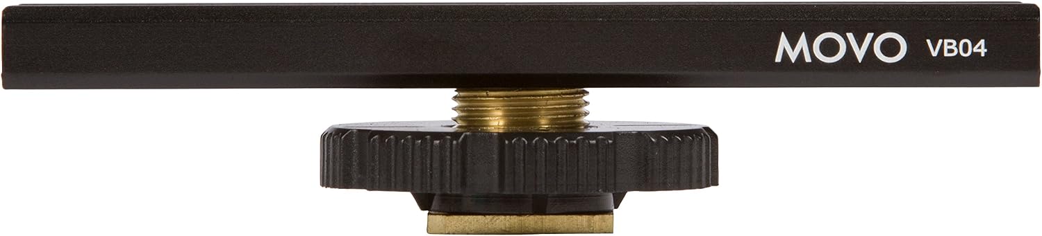 Movo VB04 Accessory Cold Shoe Metal Extension Bracket - Fixed Mount - for Lights Monitors, Microphones and More - Image 5