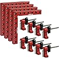 DEEFIINE 90 Degree Positioning Squares Right Angle Clamps 5.5" x 5.5",Aluminum Alloy Woodworking Carpenter L-Type Corner Clamping Tool for Picture Frames, Boxes, Cabinets or Drawers (4)