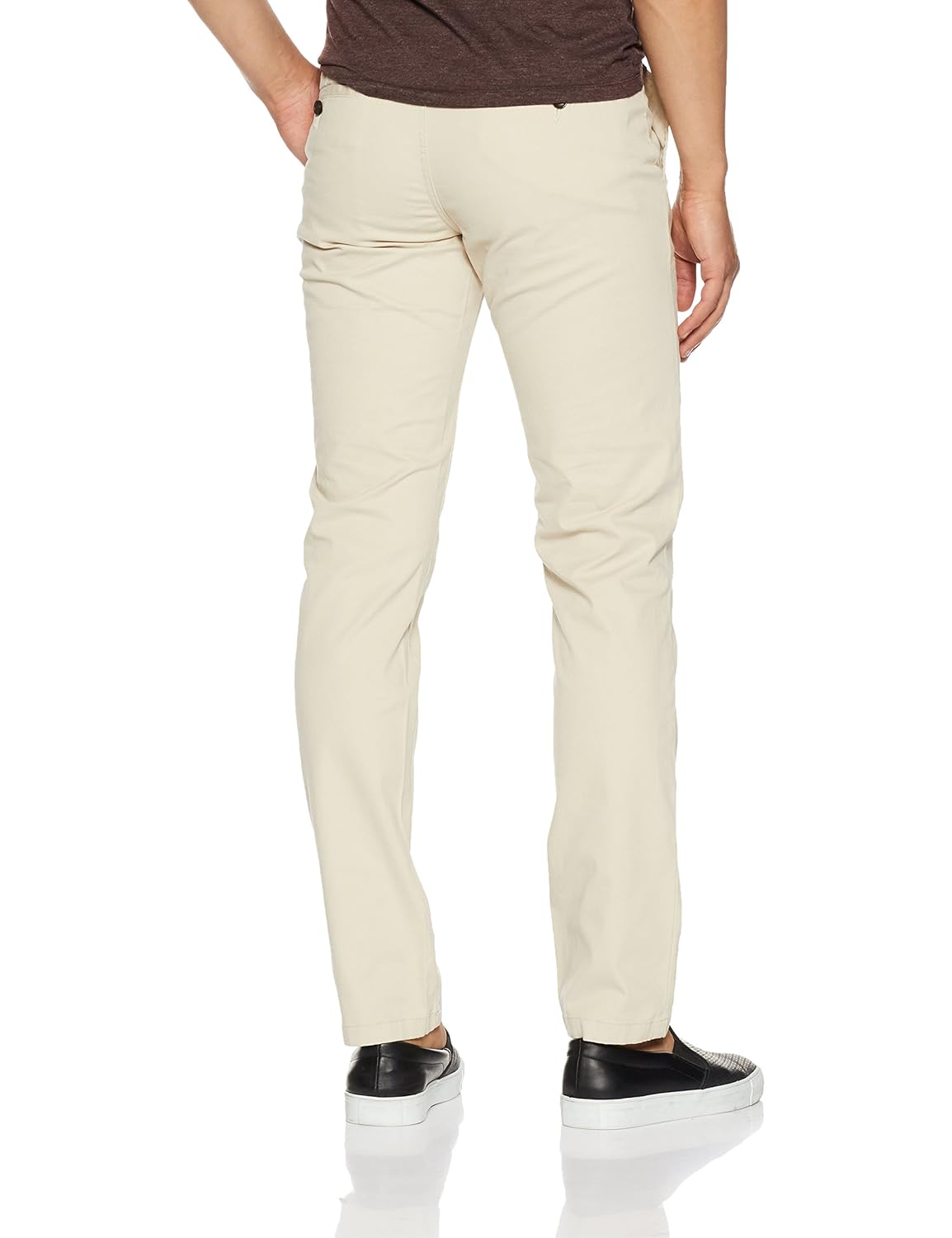 arrow sports men's straight fit casual trousers