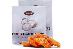 SMIMEX Premium Armenian Dried Apricots - 2 * 1 LB - No Added Sugar, Nutrient-Rich Snack for Health and Wellness