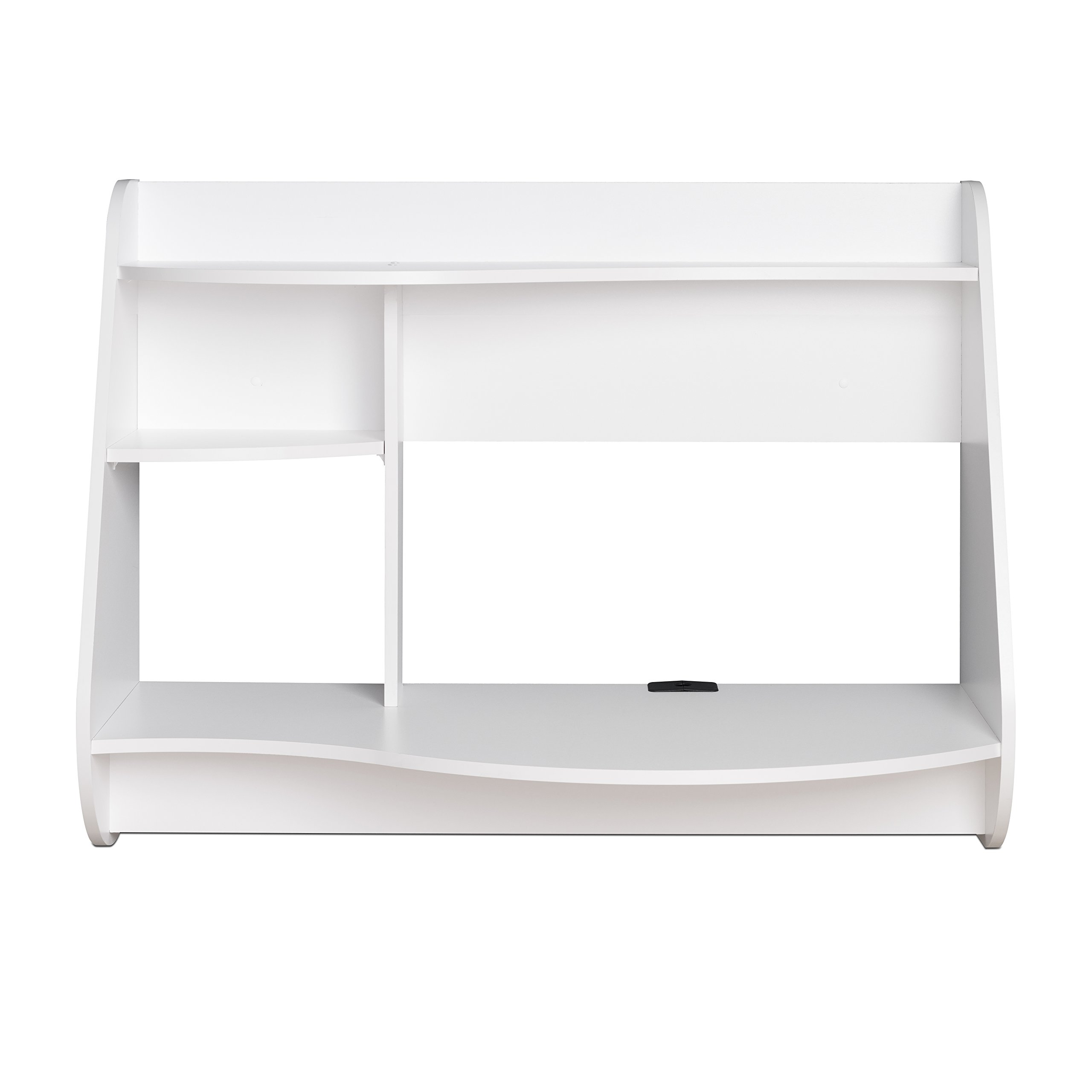 Prepac Kurv Floating Desk, White