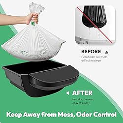 AMOGOGOPET 50 Pcs Waste Bags, Compatible with