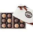 Vermont Nut Free Chocolates Boxed Chocolates (Truffle Assortment) 12-Piece, Nut-Free, Egg-Free, Kosher