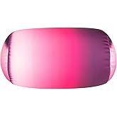 FABSKIY Squishy Microbead Neck Pillow, 7Inch x 12Inch Soft Travel Body Bed Pillow Bean Pillow for Kids Adult Chair Sleeping Car Seat, Fun Dormroom (Purple_Pink)