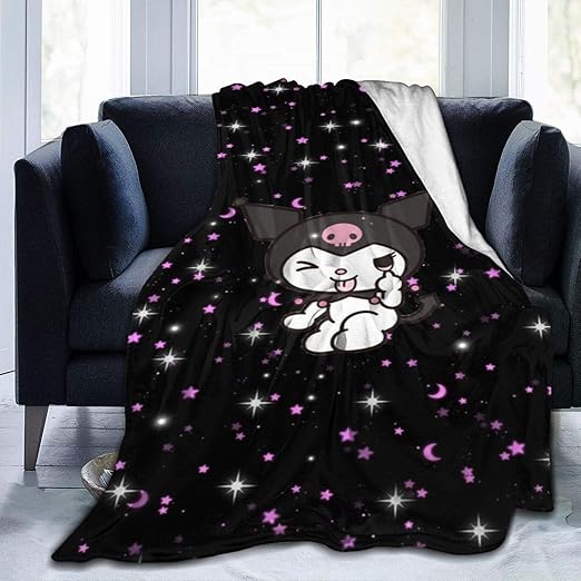 Microfiber Blanket Ultra Soft Hello Kitty My Melody Kuromi Flannel