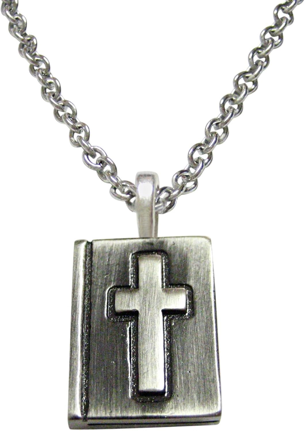Religious Bible Pendant Necklace
