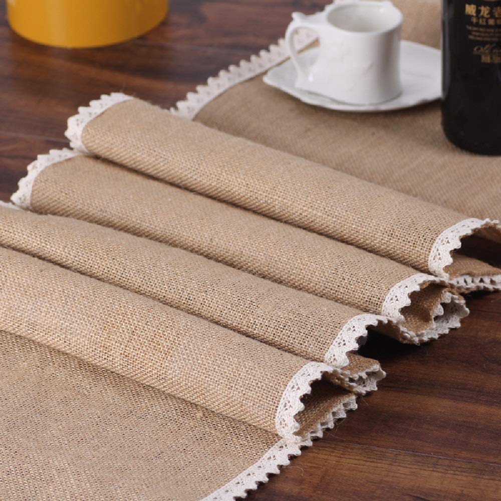 Best burlap kitchen table runner