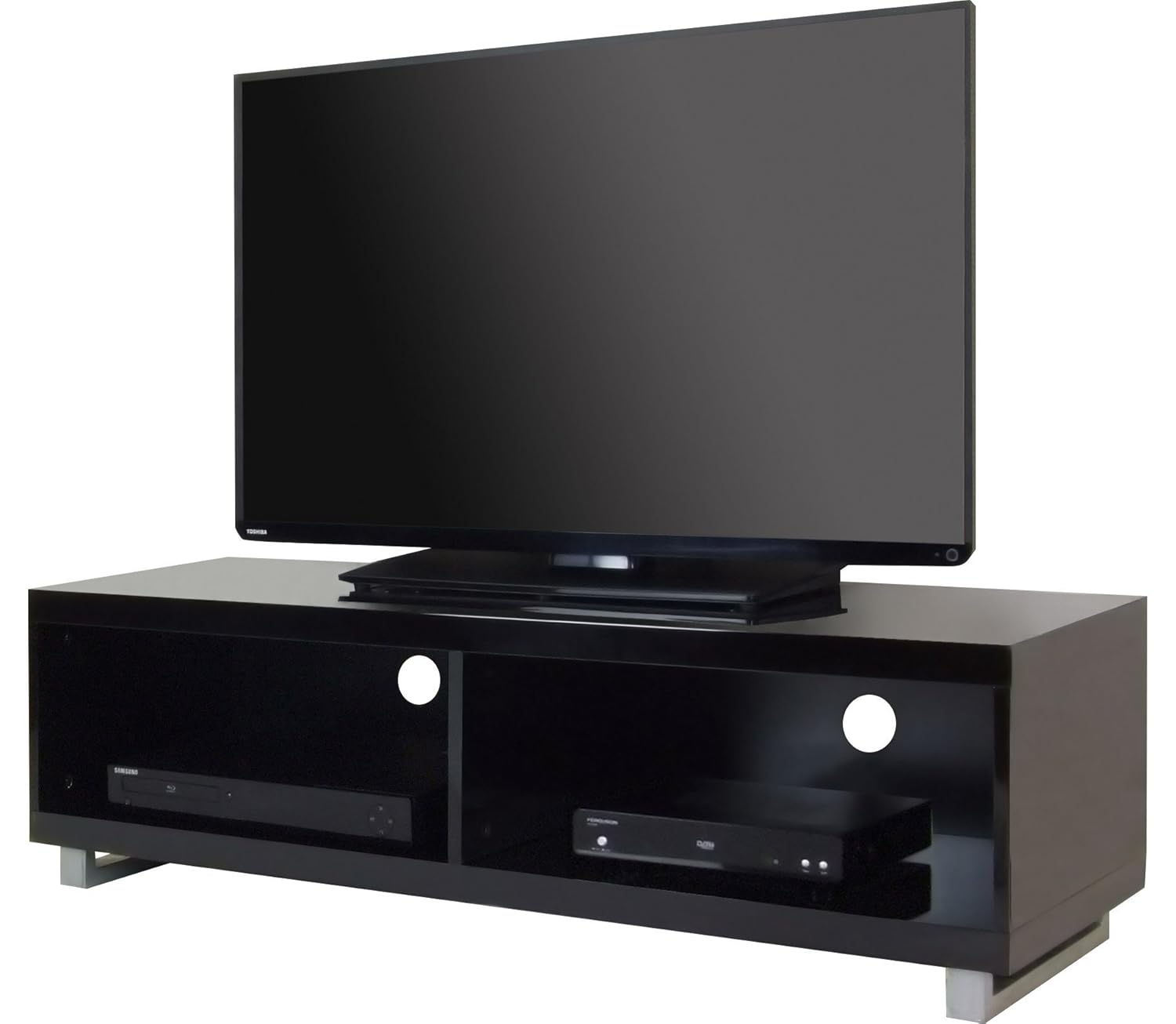 Centurion Carus Gloss Black Dual Compartment Stylish Contempory 26