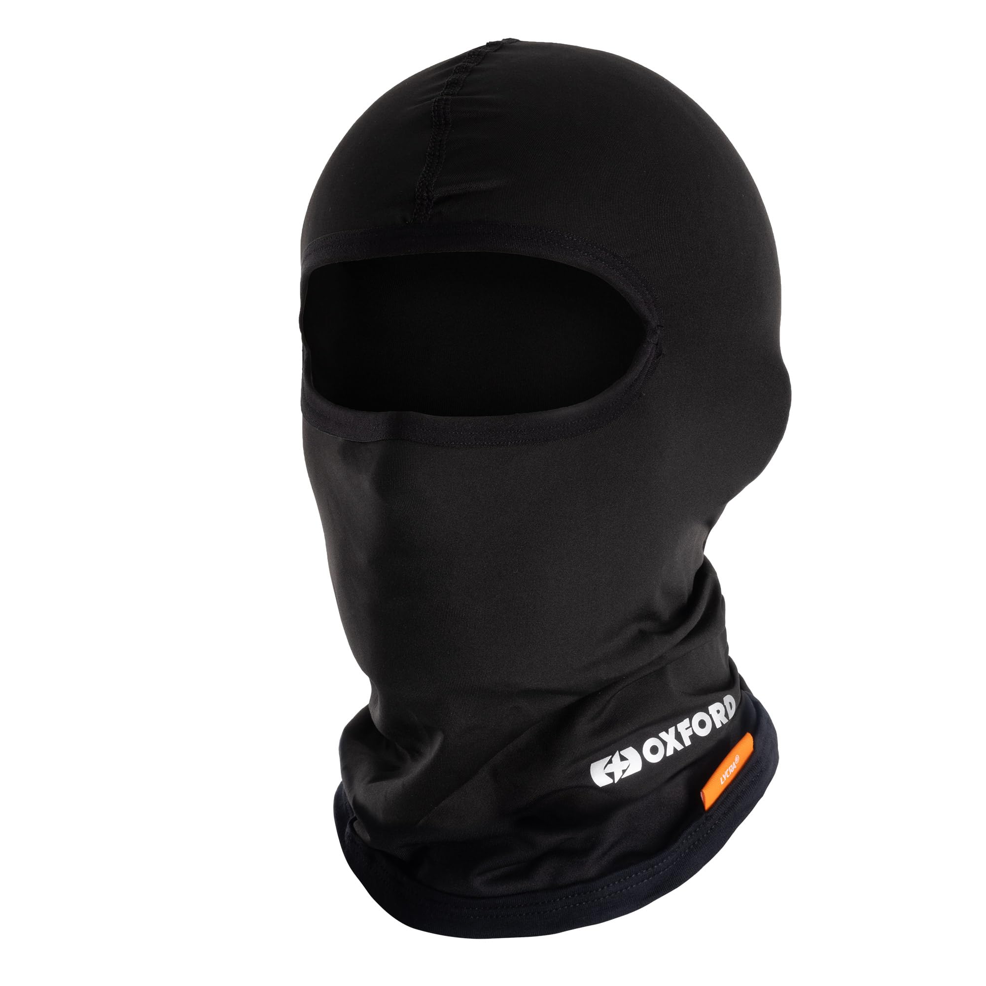 Oxford Balaclava Lycra Motorcycle Helmet Accessory, Black