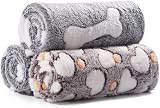 COMSLE Fluffy Dog Blanket 3 Pack Small Medium Large Cats Indoor Bedding view 1