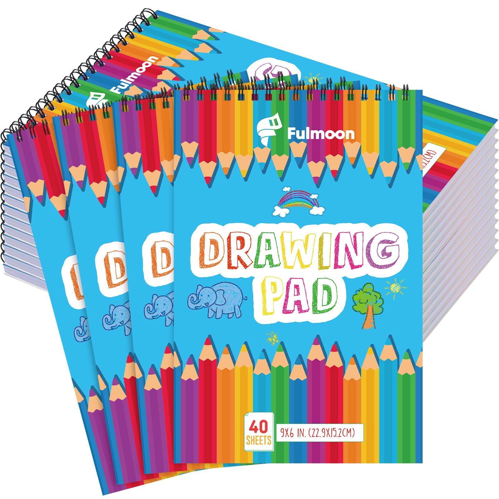 Photo 1 of Fulmoon 25 Pack Operation Christmas Gifts Sketch Pad for Kids Drawing Pad 40 Sheets Sketch Book Bulk Children Art Drawing Paper Supplies for Crayons Pencils School Kid Painting Party Art(6 x 9 Inch)