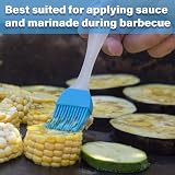 Dyzoxa 6pc Silicone Pastry Brush Set Heat Resistant Basting Grill Cooking BBQ view 6