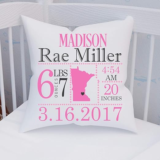 baby keepsake pillow