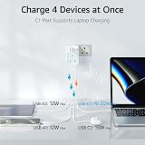 toomke UK to India Plug Adapter 1 UK Socket 4 USB PD 35W Type D view 5
