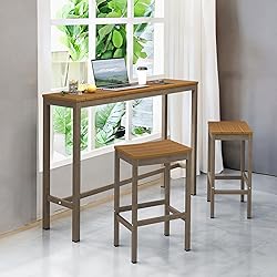 Cozyman Outdoor Bar Height Table and Chairs Set, 3
