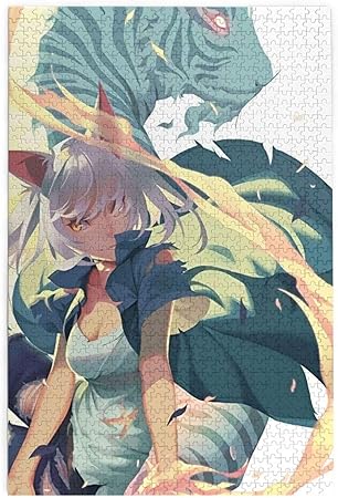 Amazon 化物語 1000ピース ジグソーパズル パズル 減圧玩具 漫画木製 大人パズルおもちゃ 壁の装飾 ギフト 75cm 50cm ジグソーパズル おもちゃ