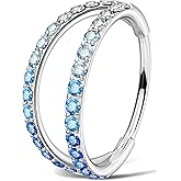 OUFER Double Hoop Nose Ring Christmas Nose Piercing Nose Rings Hoops Surgical Steel, Elegant Hoop Nose Rings for Women Festive Xmas Nostril Piercing Jewelry