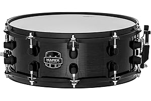 Mapex MPBC4550BMB MPX Series 14" x 5.5" Birch Snare Drum - Transparent Black Finish