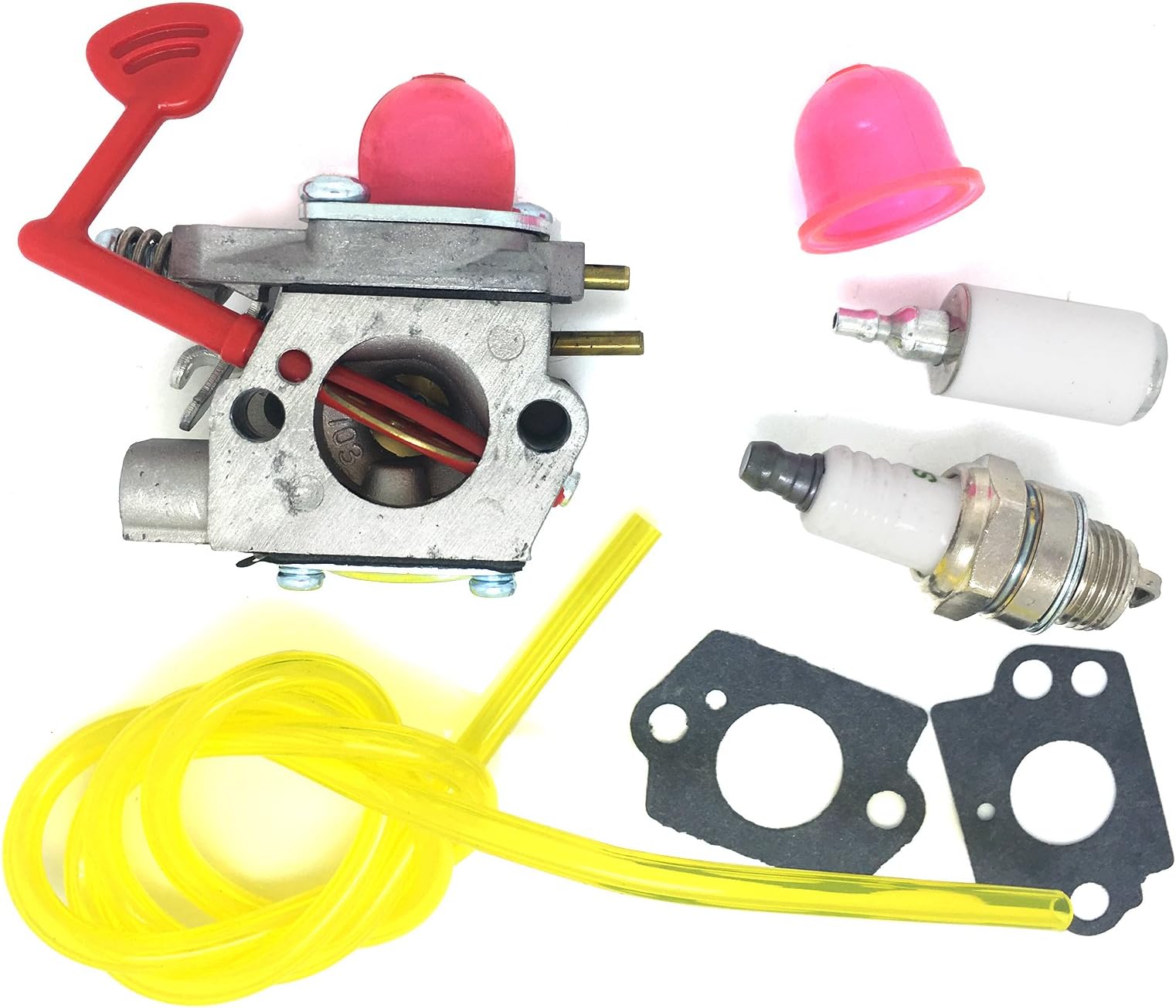 CBK Carburetor for McCulloch Blower MAC GBV325 M325 M320 MC200VS Carb Fuel Line 545081855