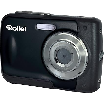 Rollei Sportsline 60 Digitalkamera (5 Megapixel CMOS Sensor, 8-Fach digitaler Zoom, 6,1 cm (2,4 Zoll) Display, Wasserdicht bi