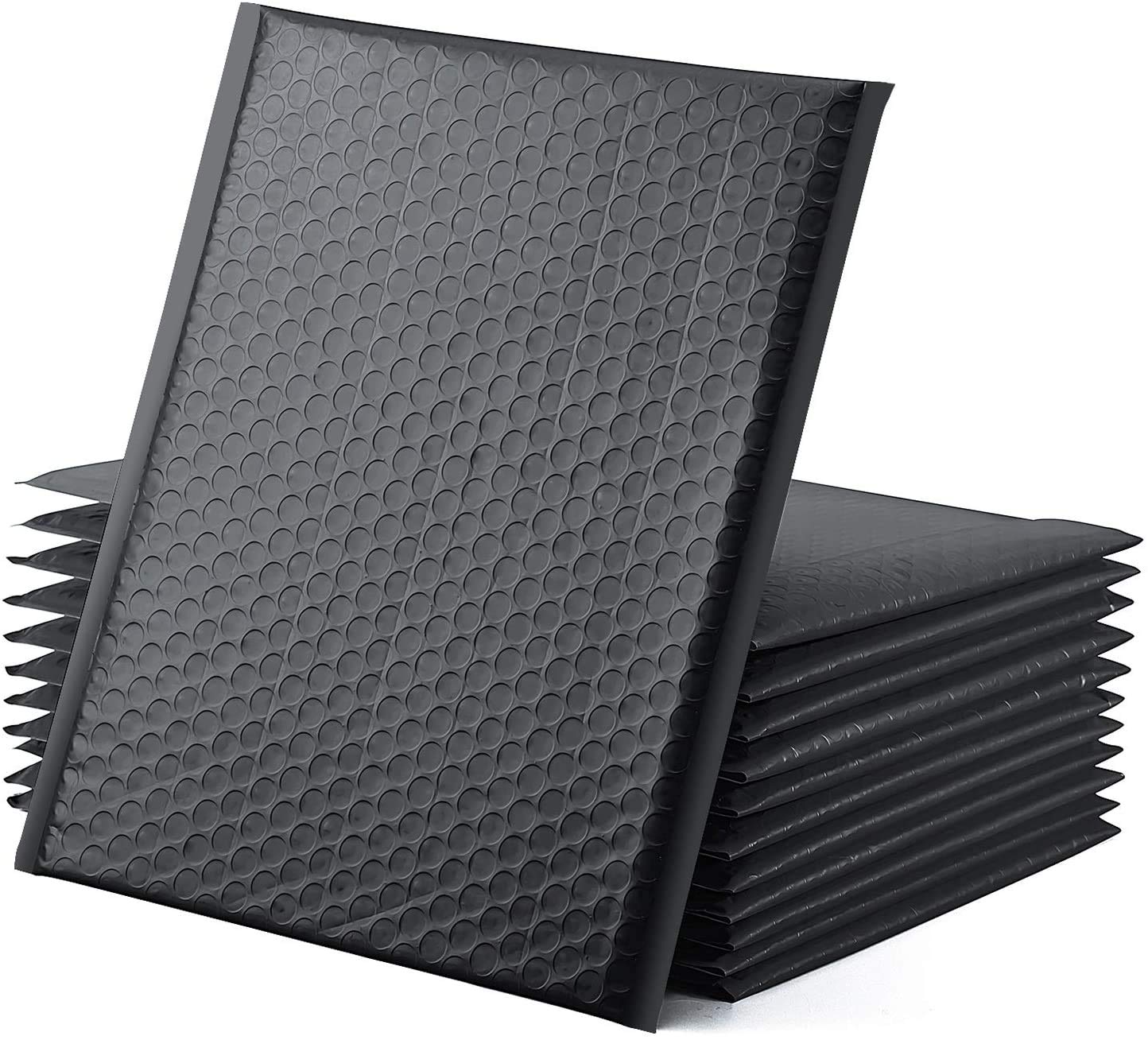 FWEEK 30 Pack Poly Bubble Mailers A4 Black 254 x 330mm (10x13 Inch) Padded Envelopes Bubble Lined Poly Mailer Self-Seal for Packaging Shipping Mailing