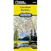 Canadian Rockies Map (National Geographic Destination Map)