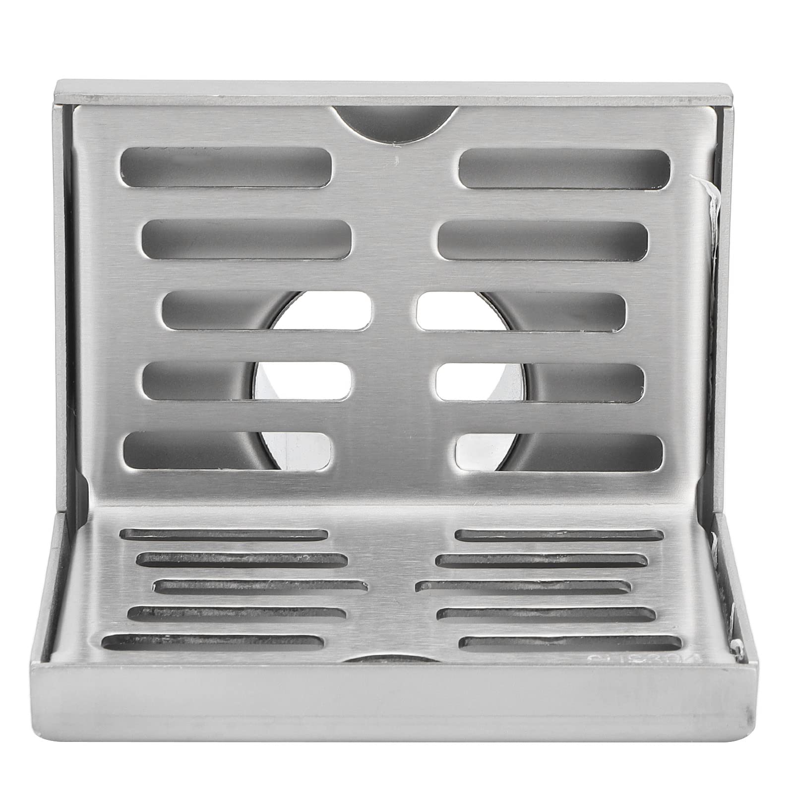 Ejoyous Square Corner Floor Drain, Anti-rust Anti-wear L Shape Stainless Steel Bathroom Tile Insert Floor Drainer, Wall Corner Floor Drain for Kitchen Bathrooms Toilet