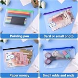 Vicloon A5 Zipper Binder Pockets 10Pcs PVC 6-Hole Transparent Binders view 6
