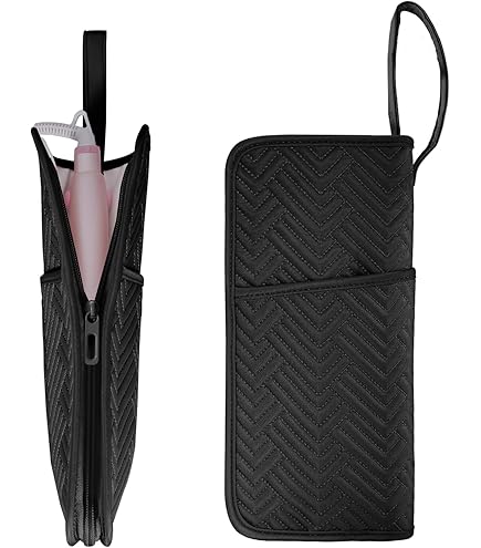 Amazon.com : Heat Resistant Flat Iron Case, Portable Hair