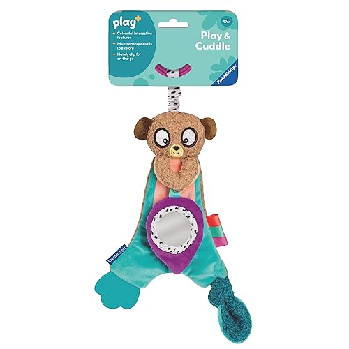 Ravensburger Play+ Cuddle & Play Meercat - Baby Toys 0 Month - Sensory New Born Gift