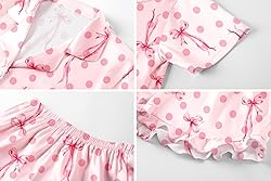 Umeyda Girls Satin Silky Collar V Neck Ruffle Short