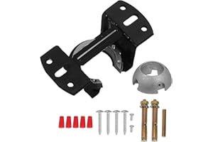 LALADEFIEE Universal Ceiling Fan Mounting Bracket Kit with Heavy-Duty Iron Support and Sloped Ceiling Adapter