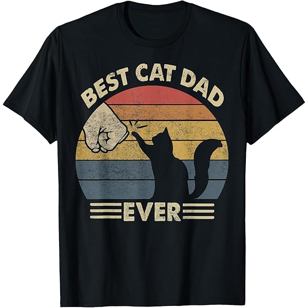 Amazon.com: Cat Daddy Vintage Eighties Style Cat Retro Distressed