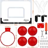 Dreamon Mini Basketball Hoop for Kids Wall Mounted Indoor Outdoor Playset view 2