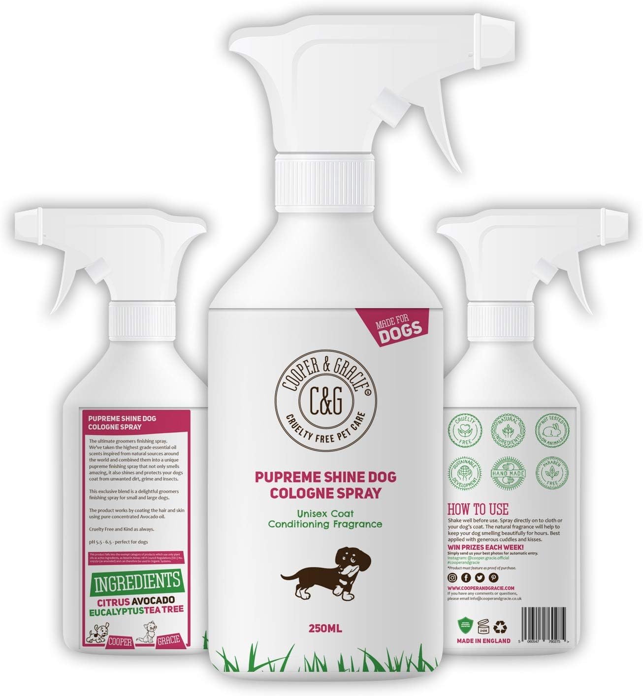 Detangling Dog Cologne Perfume for dogs Amazon.de Haustier