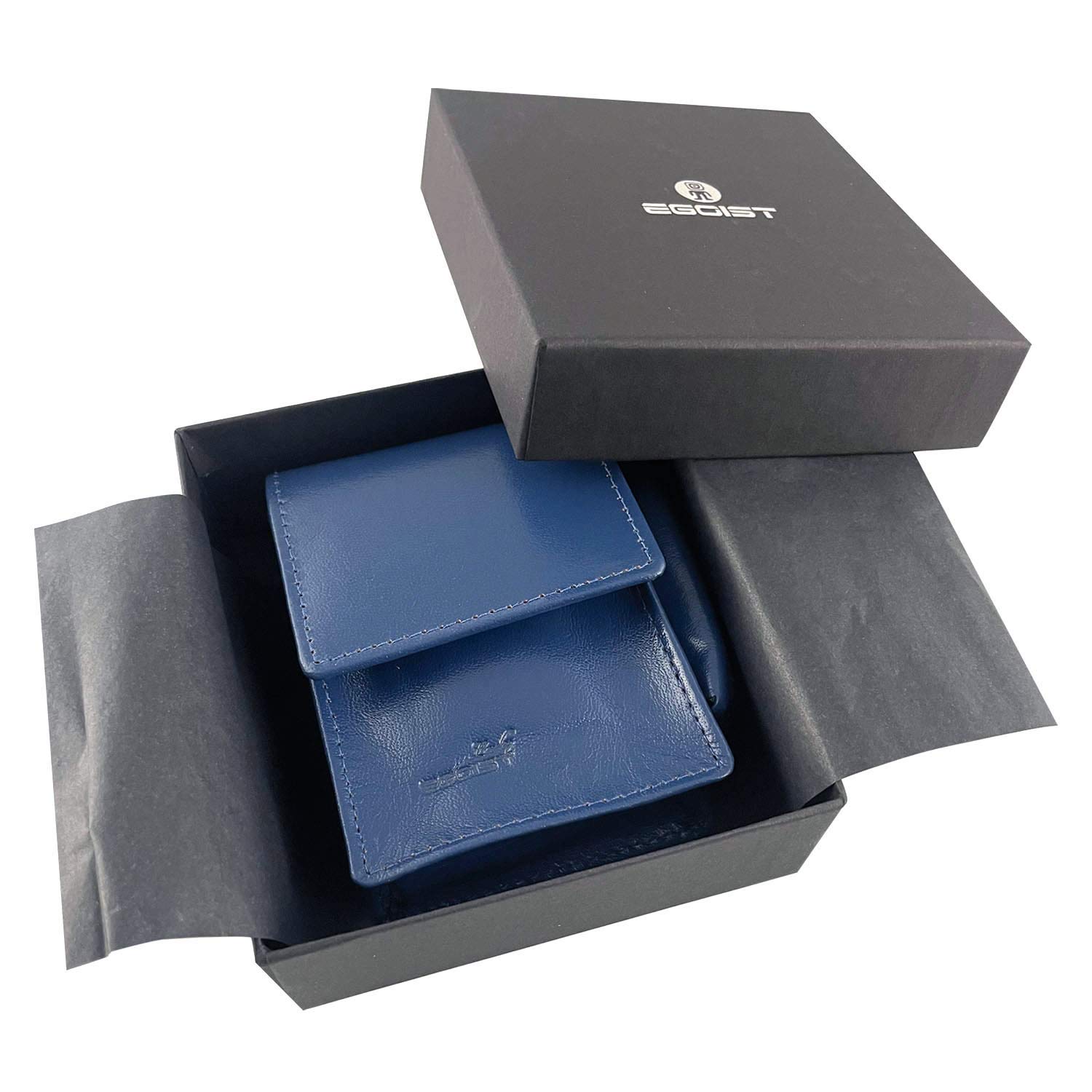 Egoist Cigarette Case/Box + Light Holder, Smoking Accessories - Blue