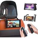 ECHZOVE Nintendo Switch 2 Car Mount, Headrest and Desktop Stand | Four viewing positions, foldable tool-free setup and compact storage for travel
