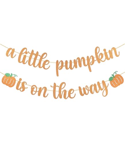 "A Little Pumpkin Is On The Way" Baby Shower Stickers - 60 Pack, 1.5" Round Autumn Floral Design