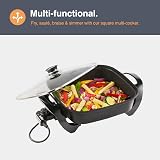 VonShef Electric Frying Pan 5L 30cm Multi Cooker 1500W Non-Stick view 3