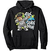 67 Funny Kids Meme Gen Alpha 6 7 Slang Six Seven Bruh Pullover Hoodie