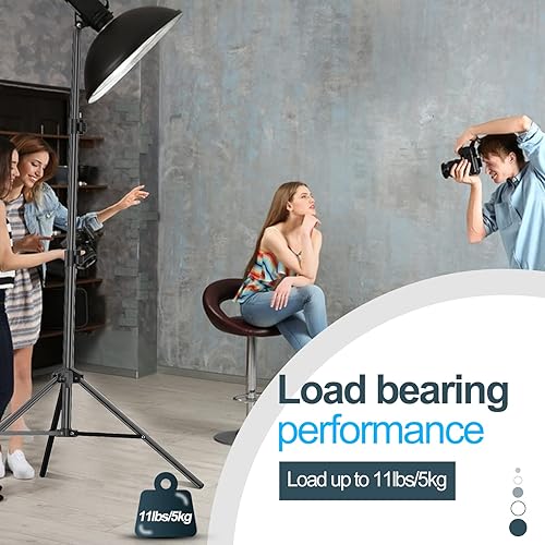 EMART Ft Light Stand for Photography, Portable Photo Video