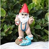 MYSTIC MANUSCRIPT Swimming Dwarf,Gnome Garden Decorations Resin Statue Outdoor Statue Lawn Yard Balcony Porch Home Decorations Garden Decor
