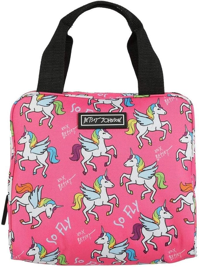 betsey johnson unicorn lunch tote