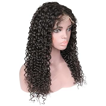 Amazon Com Brazilian Deep Wave Curly Silk Base Wigs Full Lace
