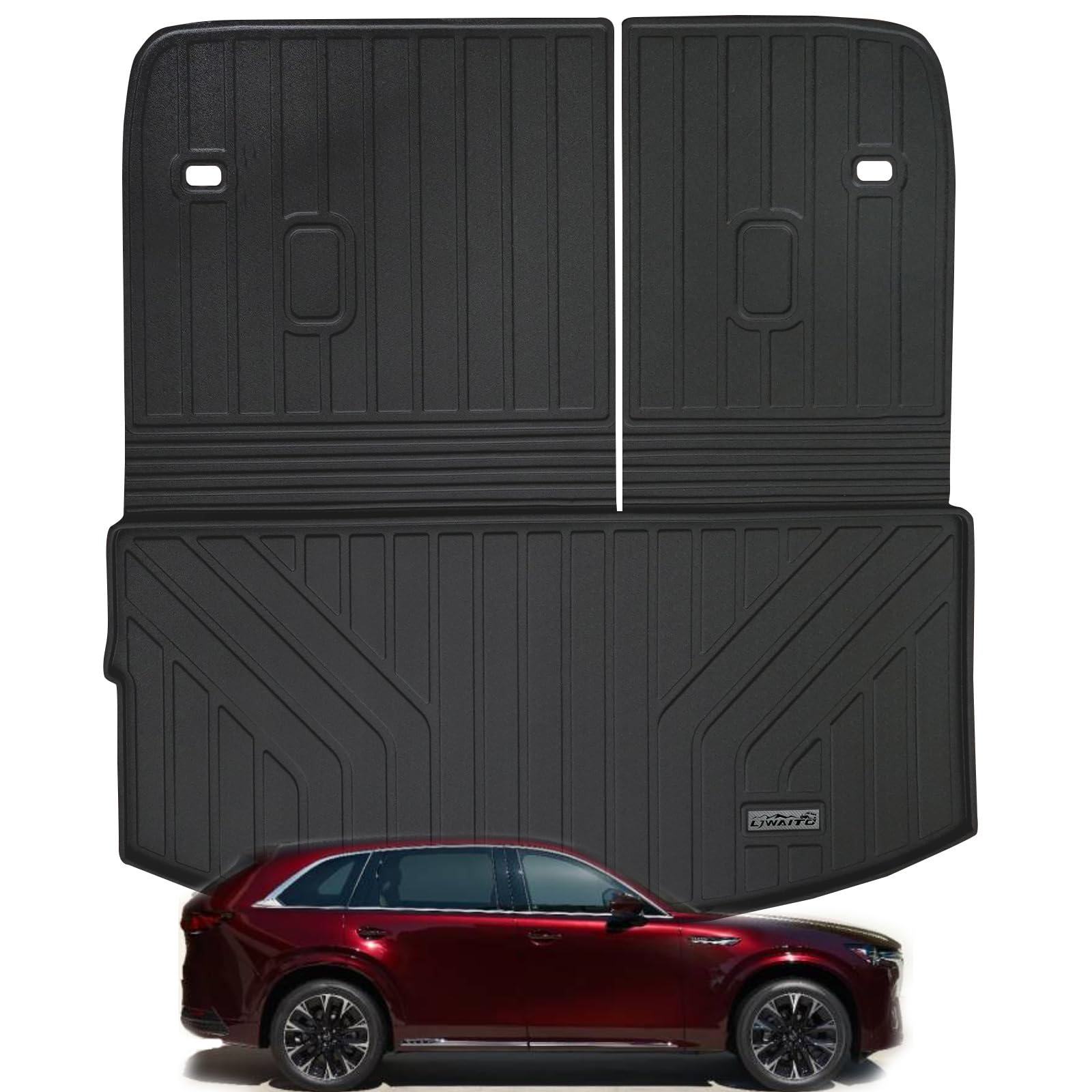 LJWAITO Cargo Liners with Backrest Protection for