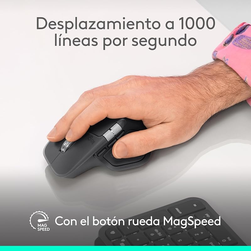 MX Master 4, ratón inalámbrico ergonómico